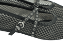 TORAL - BALLERINES "VILMA" MESH NOIRES