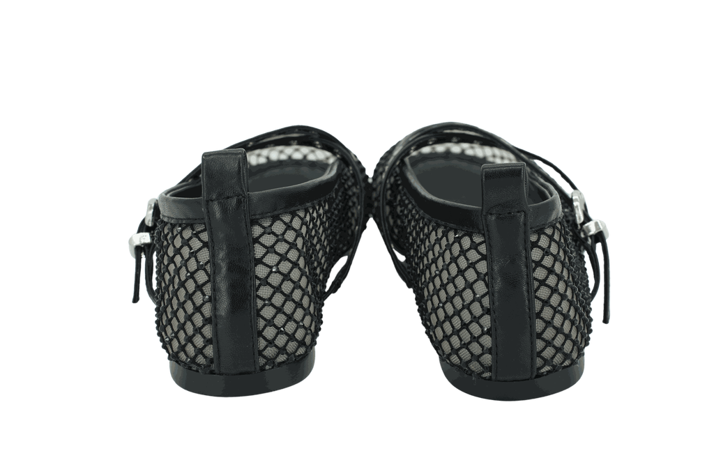 TORAL - BALLERINES "VILMA" MESH NOIRES