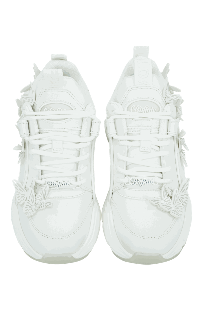 BUFFALO - BASKETS "BINARY PAPILLONS" BLANCHES