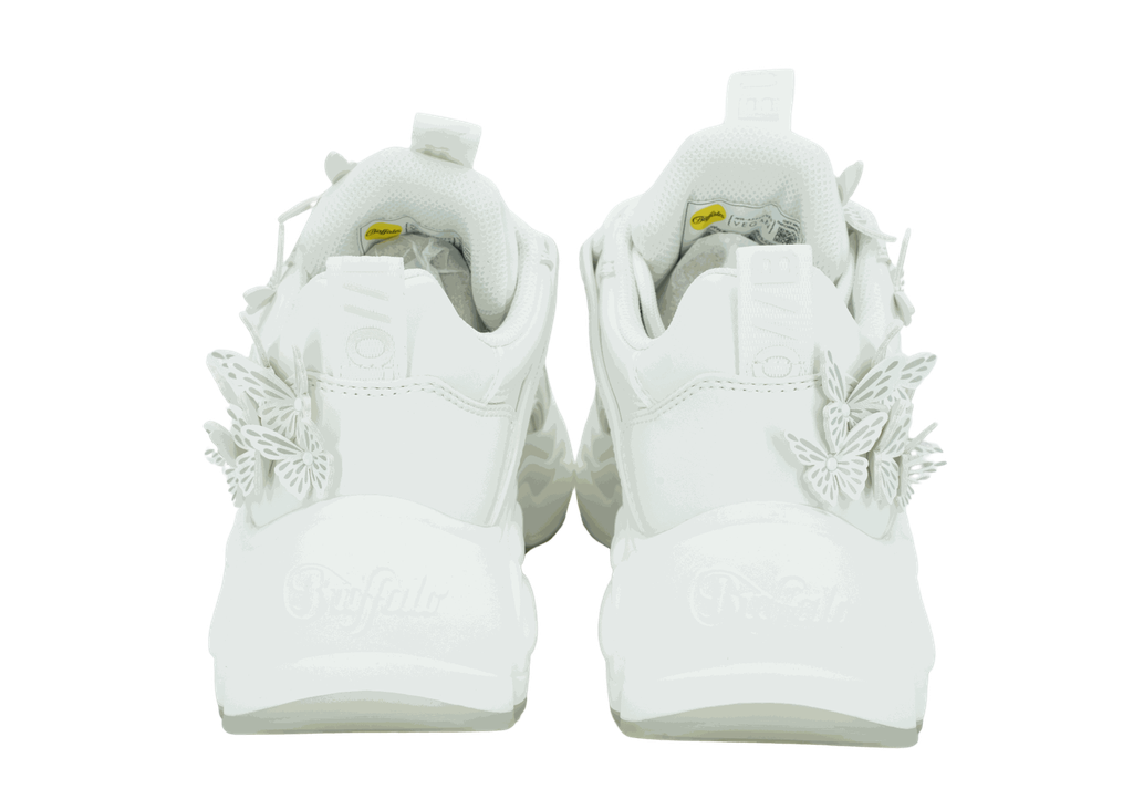 BUFFALO - BASKETS "BINARY PAPILLONS" BLANCHES