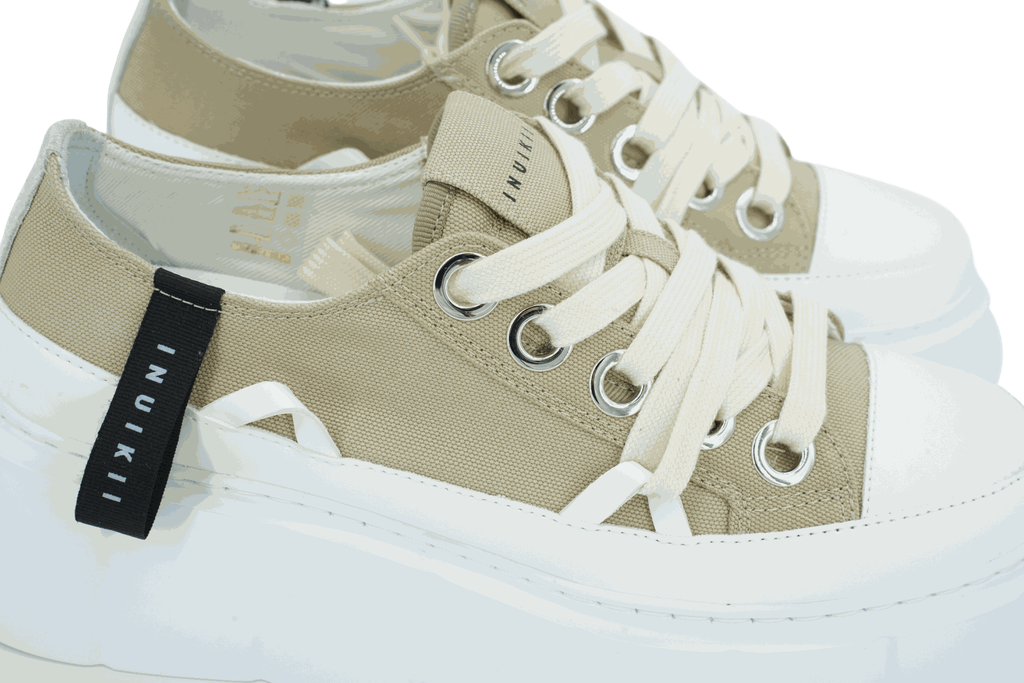 INUIKII - BASKETS "MATILDA LOW" BEIGES