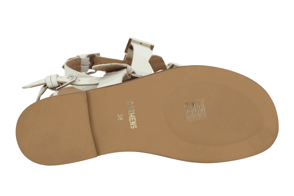 CARMENS - SANDALES PLATES BEIGES