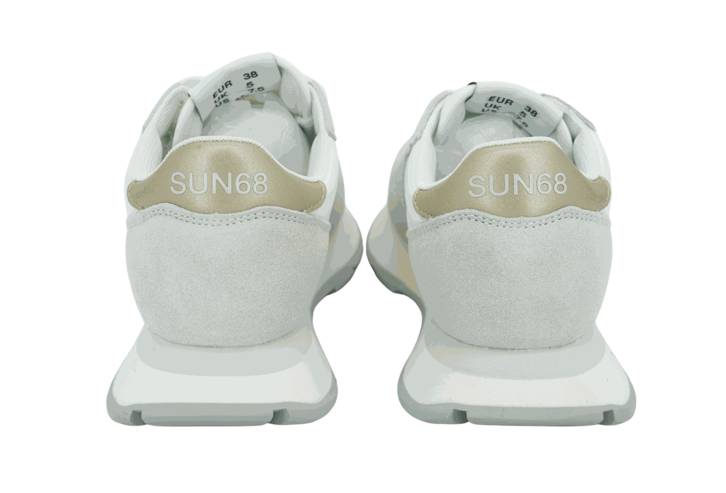 SUN68 - BASKETS "ALLY GOLD" BLANCHES