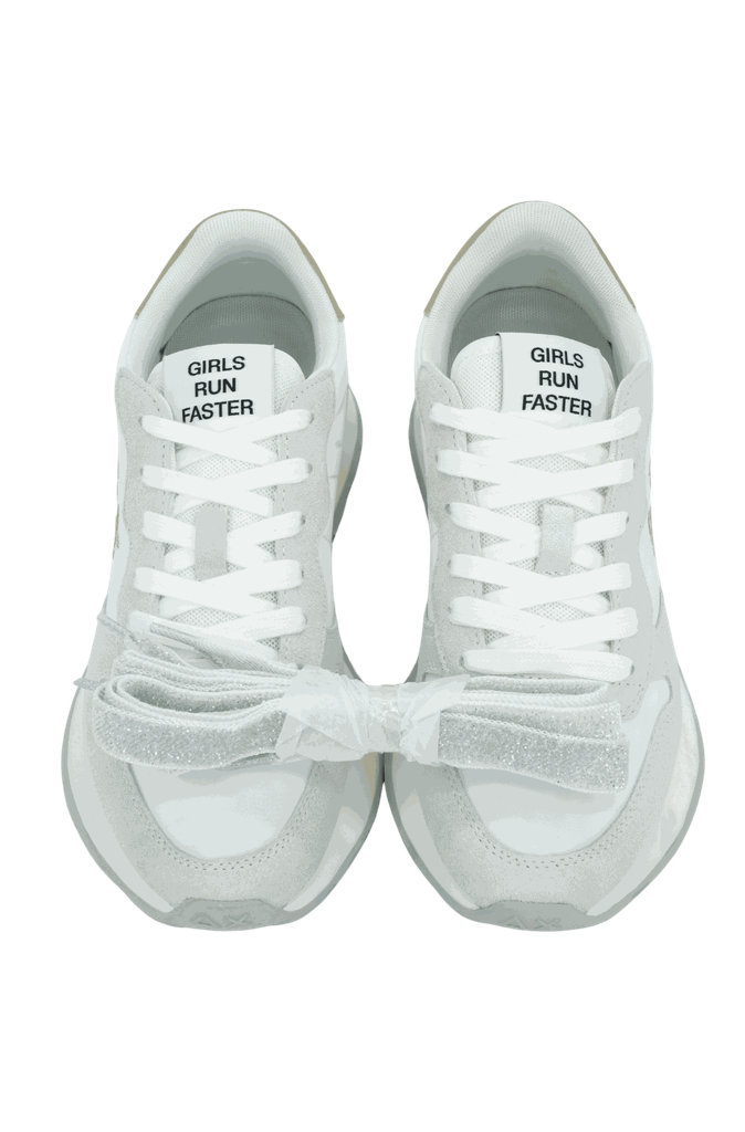 SUN68 - BASKETS "ALLY GOLD" BLANCHES