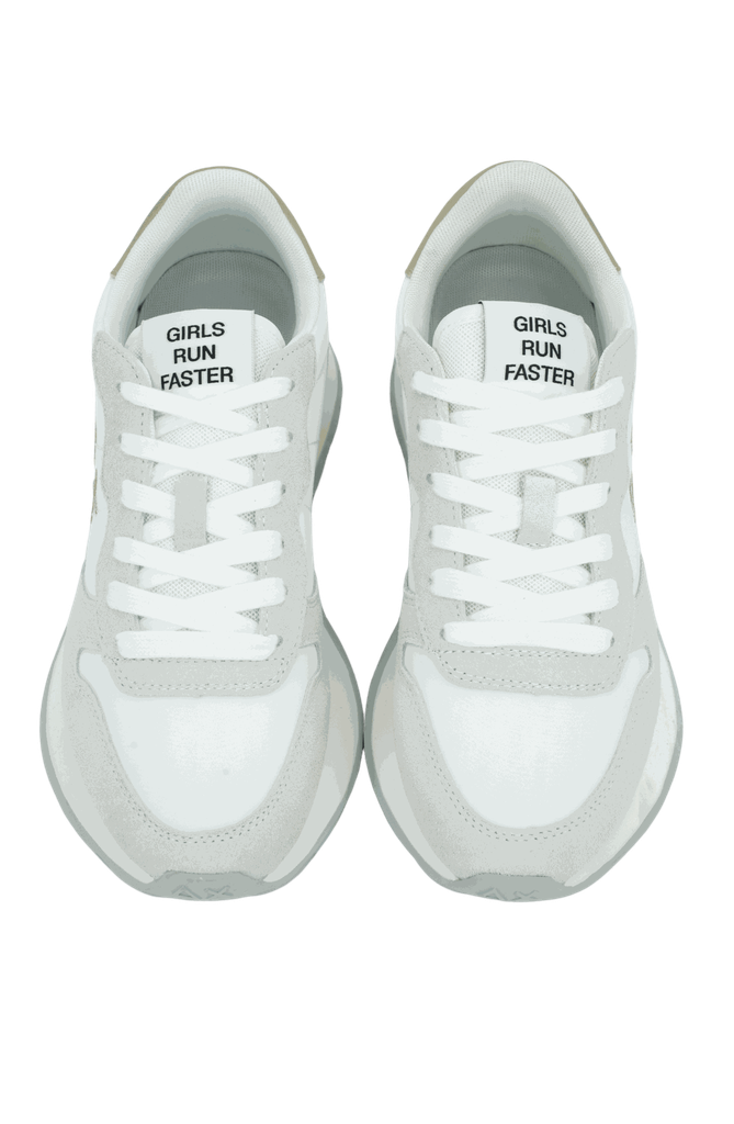 SUN68 - BASKETS "ALLY GOLD" BLANCHES