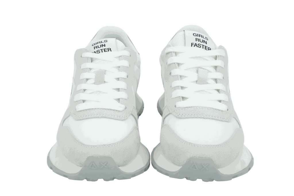 SUN68 - BASKETS "ALLY GOLD" BLANCHES
