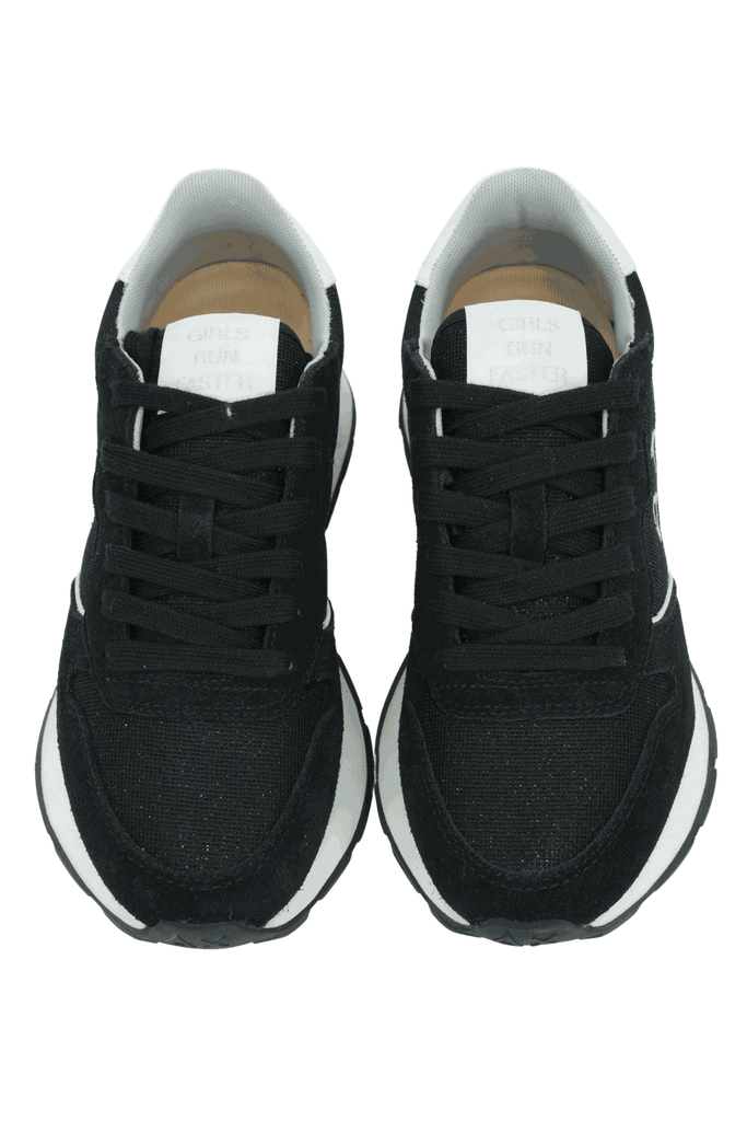 SUN68 - BASKETS "ALLY GLITTER" NOIRES