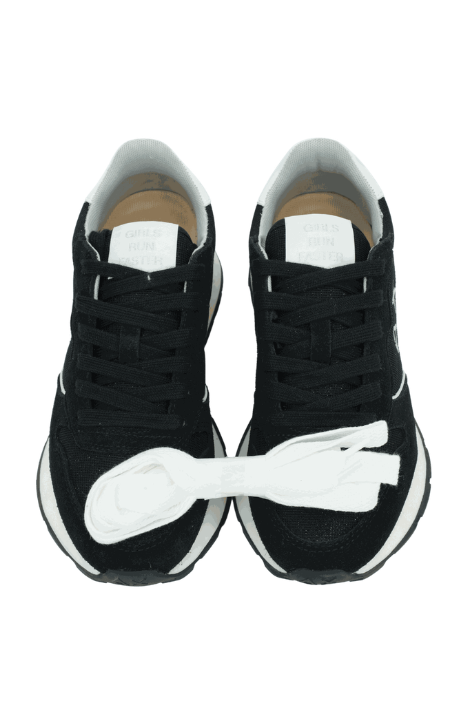 SUN68 - BASKETS "ALLY GLITTER" NOIRES