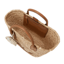KARL LAGERFELD - GRAND PANIER "K/SIGNATURE" RAFFIA