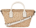 KARL LAGERFELD - PANIER "K/SIGNATURE" RAFFIA