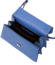 KARL LAGERFELD - PETIT SAC BANDOULIÈRE "K/SIGNATURE" BLEU ÉLECTRIQUE