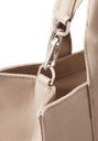 KARL LAGERFELD - CABAS CARRÉ DE TAILLE MOYENNE "RUE ST-GUILLAUME" BEIGE
