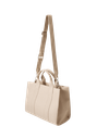 KARL LAGERFELD - CABAS CARRÉ DE TAILLE MOYENNE "RUE ST-GUILLAUME" BEIGE