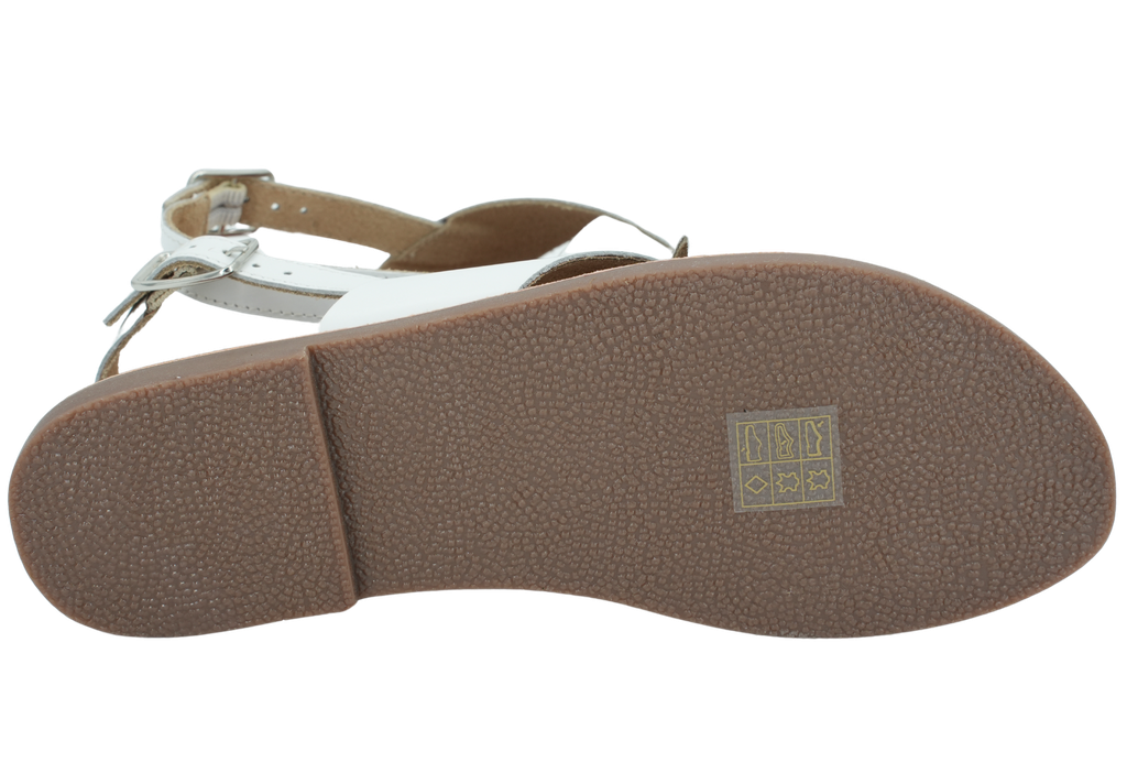 L'ATELIER TROPEZIEN - SANDALES BRIDES CROISÉES BLANCHES