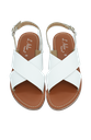 L'ATELIER TROPEZIEN - SANDALES BRIDES CROISÉES BLANCHES