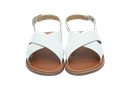 L'ATELIER TROPEZIEN - SANDALES BRIDES CROISÉES BLANCHES