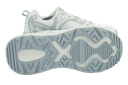 FESSURA - BASKETS "TRAIL DVL" BLANCHES ET ARGENTÉES