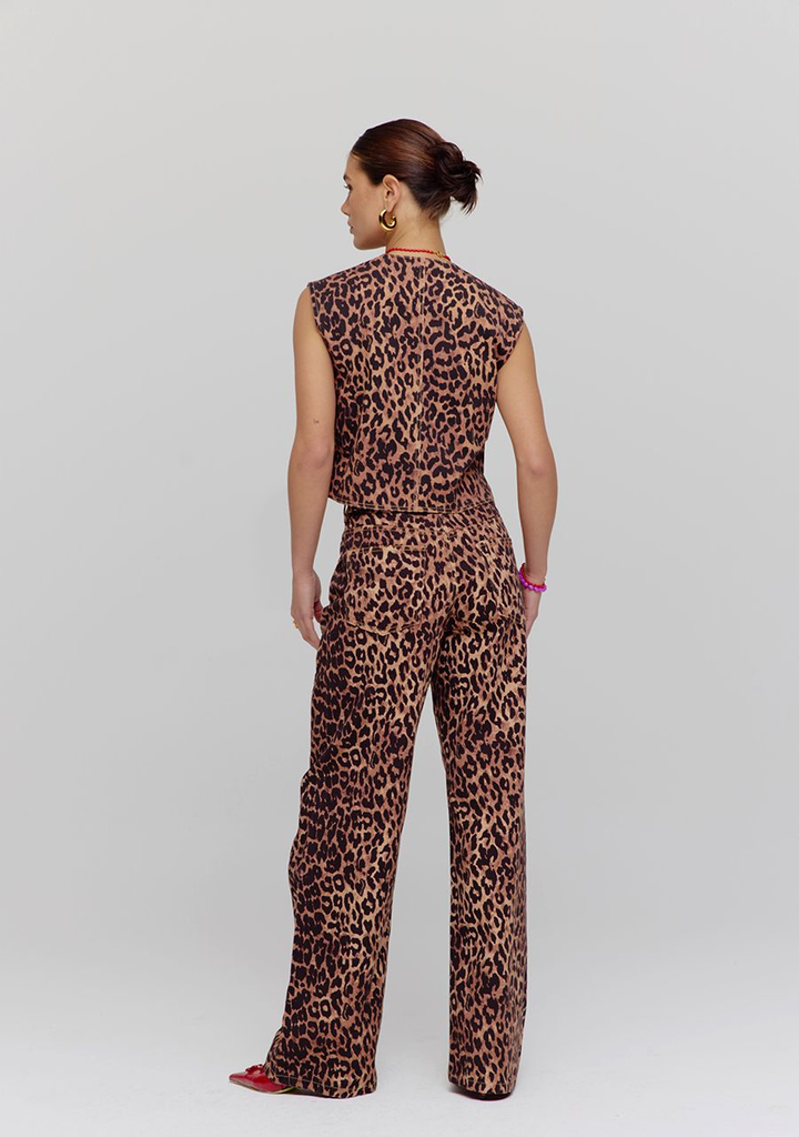 HARPER AND YVE - PANTALON "MAYRA" LÉOPARD