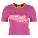 HARPER AND YVE - T-SHIRT "FRUITS DE MER" MAUVE