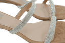 MI/MAI - MULES À STRASS "BABS" NUDE