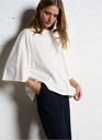 IMPERIAL - BLOUSE T-SHIRT BLANC CASSÉ