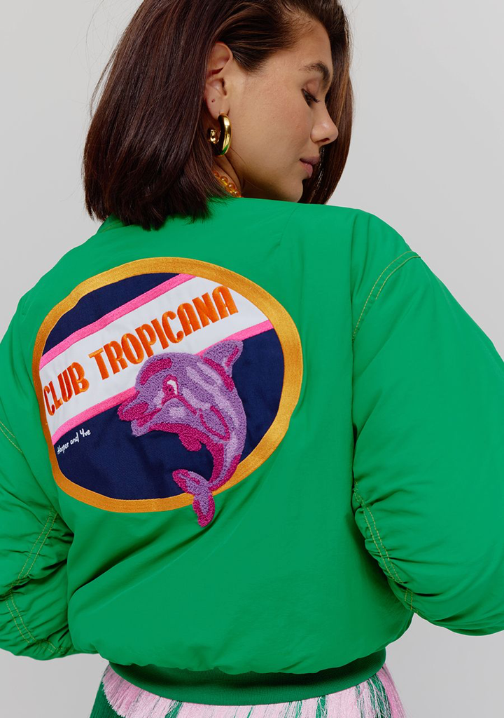 HARPER AND YVE - BOMBER "TESSA" VERT