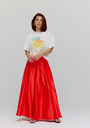 HARPER AND YVE - T-SHIRT "TROPICAL" BLANC CASSÉ