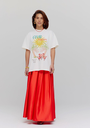 HARPER AND YVE - T-SHIRT "TROPICAL" BLANC CASSÉ