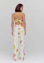 HARPER AND YVE - FOULARD "TROPICANA" BLANC CASSÉ MULTI