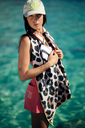 LOVERS BAY CLUB - BEACH TOWEL LÉOPARD