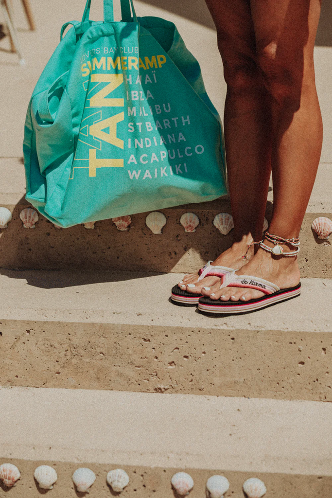 LOVERS BAY CLUB - TOTE BAG TURQUOISE