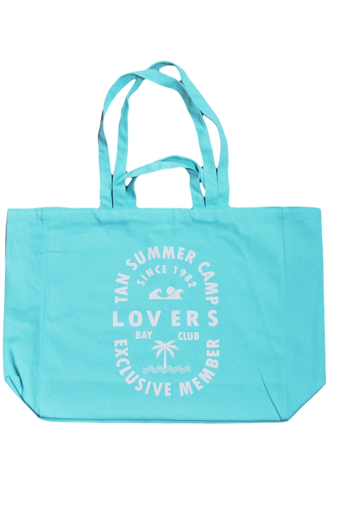 LOVERS BAY CLUB - TOTE BAG TURQUOISE