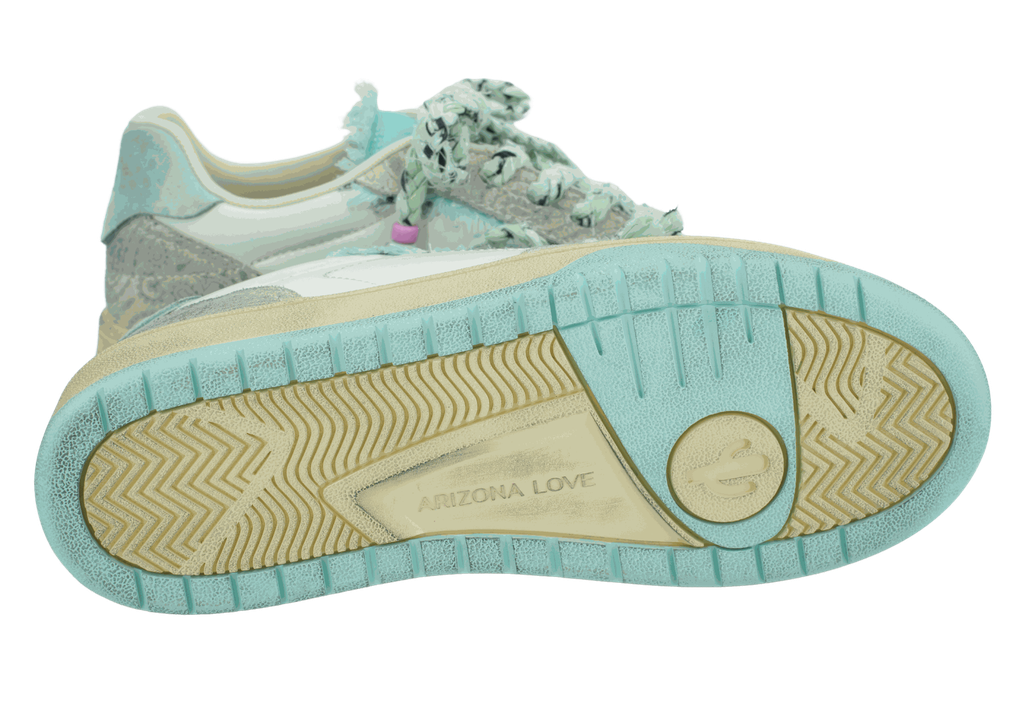 ARIZONA LOVE - BASKETS "AQUA" BLEUES ET GRISES