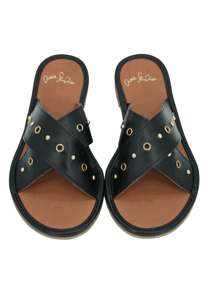 CRAIE STUDIO - SANDALES « INFINITI » NOIRES