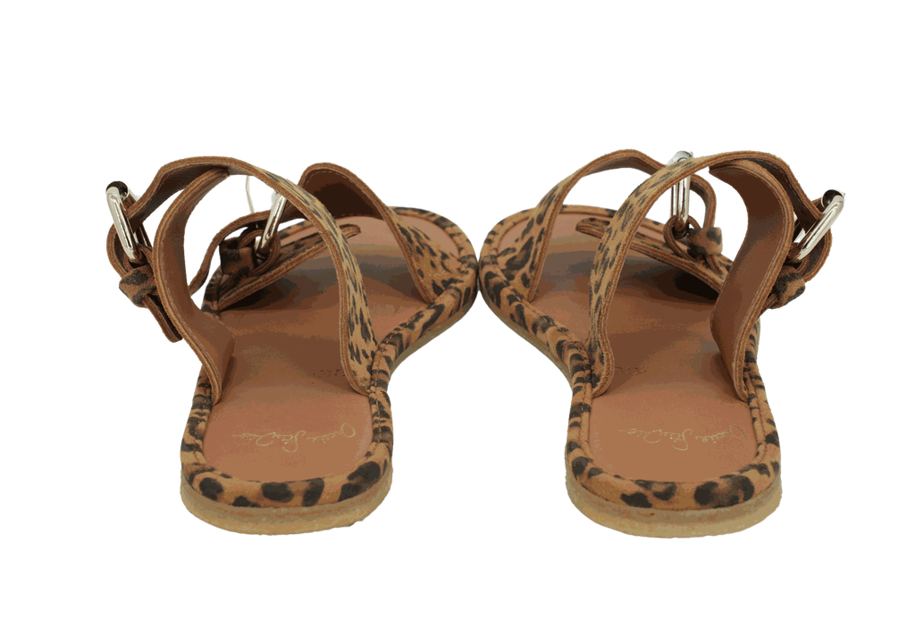 CRAIE STUDIO - SANDALES EN CUIR LÉOPARD « BYRON »