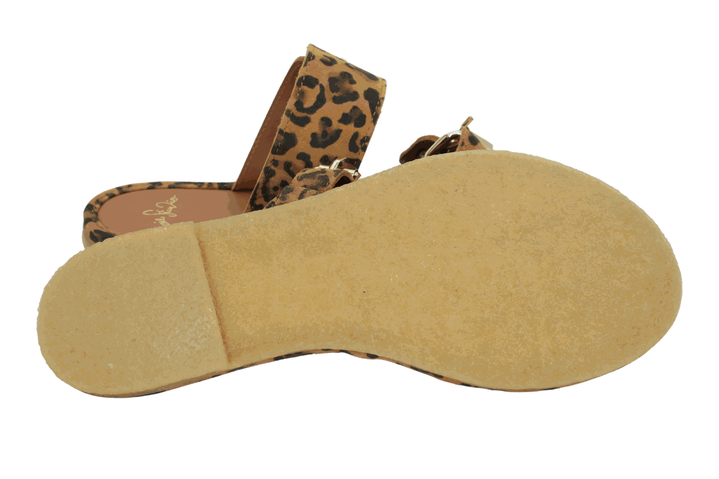 CRAIE STUDIO - SANDALES EN CUIR LÉOPARD « BYRON »