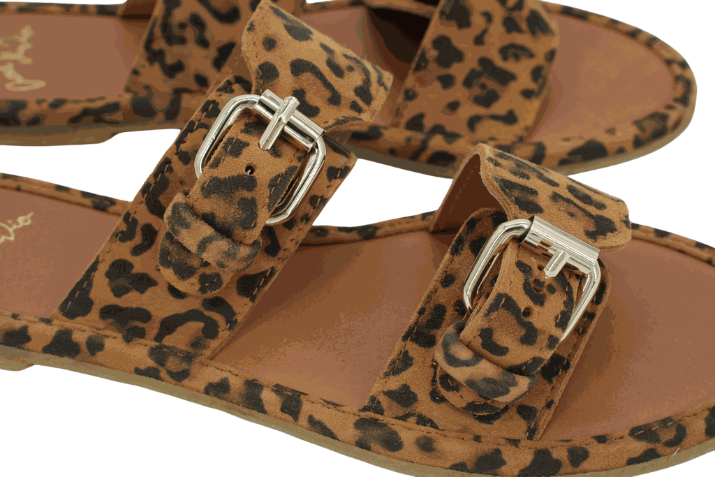 CRAIE STUDIO - SANDALES EN CUIR LÉOPARD « BYRON »