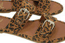 CRAIE STUDIO - SANDALES EN CUIR LÉOPARD « BYRON »