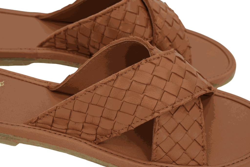 CRAIE STUDIO - SANDALES « INFINITI » COGNACS
