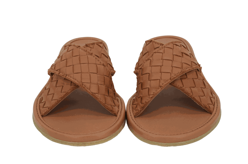 CRAIE STUDIO - SANDALES « INFINITI » COGNACS
