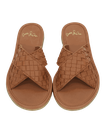 CRAIE STUDIO - SANDALES « INFINITI » COGNACS