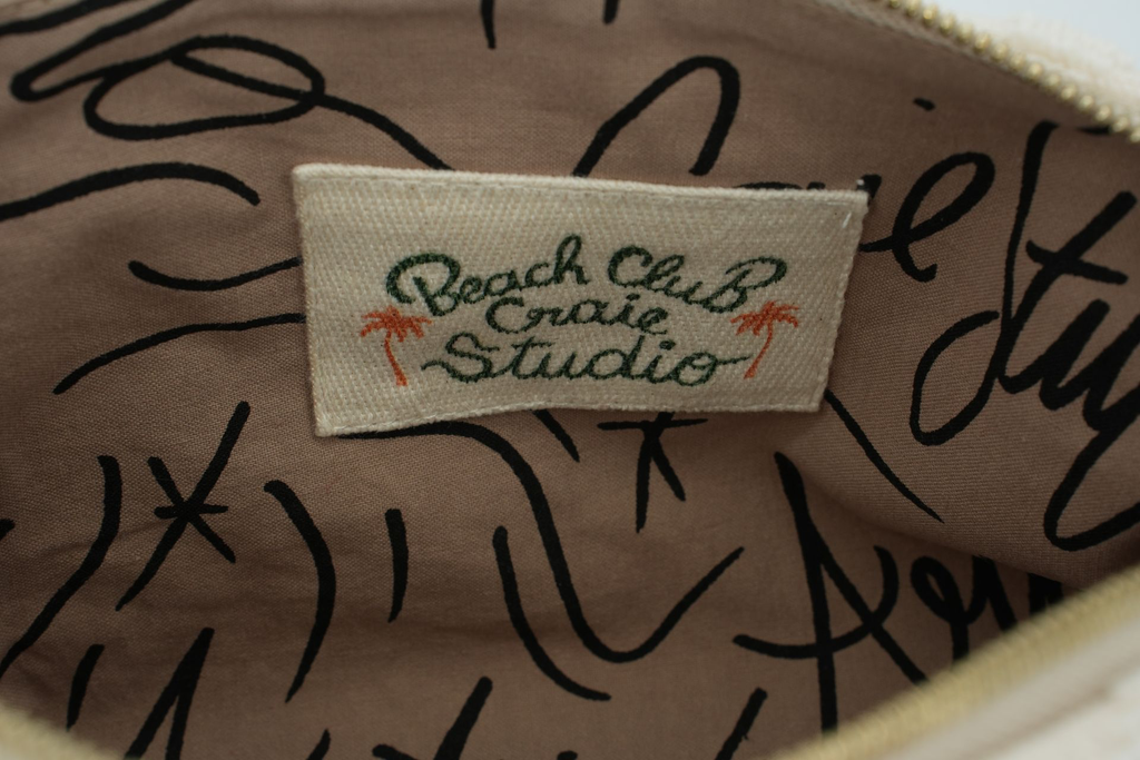 CRAIE STUDIO - POCHETTE EN ÉPONGE "SABLE II"