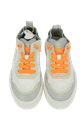 CRICKIT - BASKETS "MAURA" VERTES MENTHES, LACETS ORANGES FLUOS