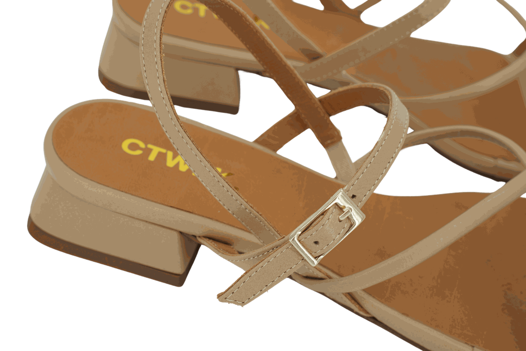 CTWLK - SANDALES "VATESSA" BEIGES