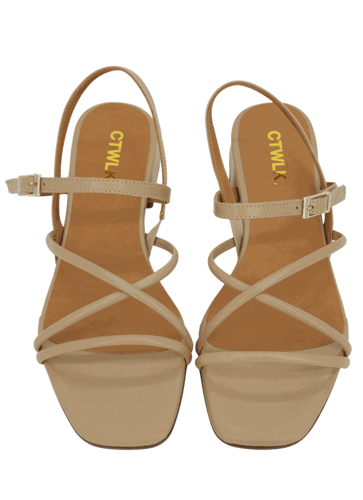 CTWLK - SANDALES "VATESSA" BEIGES