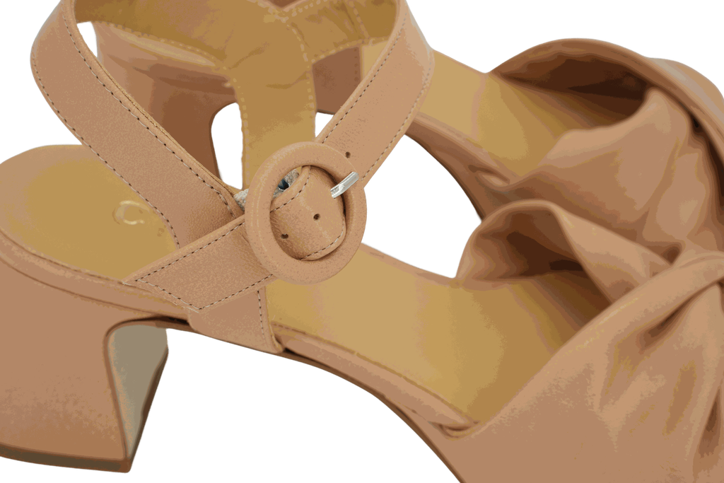 CTWLK - SANDALES À TALONS "ANKARA" BEIGES