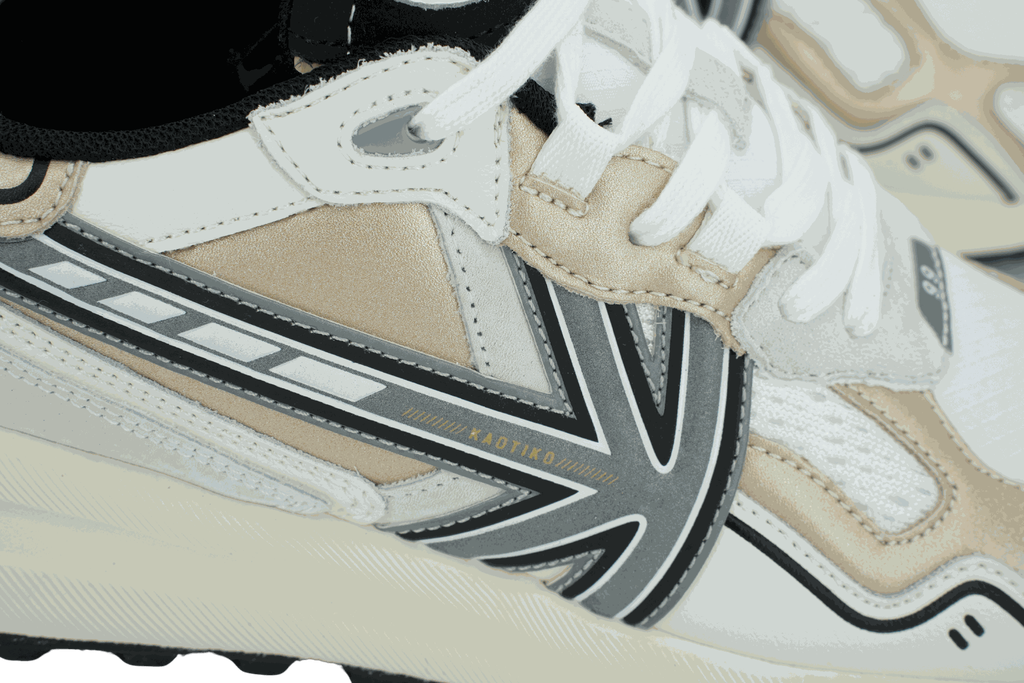 KAOTIKO - BASKETS "DETROIT TECH" DORÉES ET NOIRES