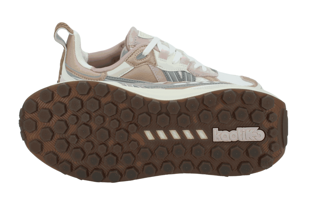 KAOTIKO - BASKETS "DETROIT TECH" DORÉES ET ROSES