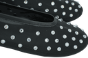 TORAL - BALLERINES "SYBILLA" MESH NOIRES À STUDS