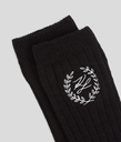 KARL LAGERFELD - CHAUSSETTES "K/HOTEL" KARL CREST NOIRES ET BEIGES